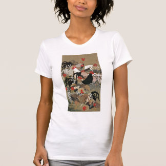 T-shirt 群鶏図 du 動植綵絵 (20), 伊藤若冲