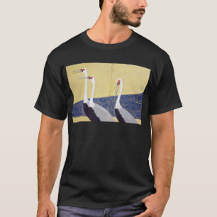 T-shirt 群 鶴 図 風 (分), Grues de (détail), Kiitsu