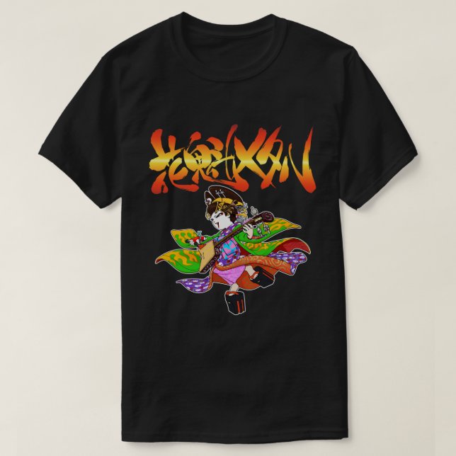 T-SHIRT 花魁メタル2 OIRAN-METAL2 (Design devant)