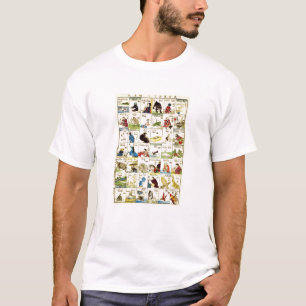 T-shirt 英 単 語 表, 亀 Table des mots anglais, Ukiyo-e