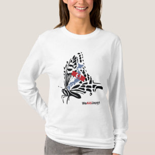 T-shirt 蝶シャツ de chemise de papillon