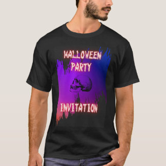 T-SHIRT 骸骨イラストのハロウィンパーティー用