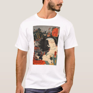 T-shirt 龍 の 刺 の 青 者, acteur  du tatouage de Dragon, Ukiyoe