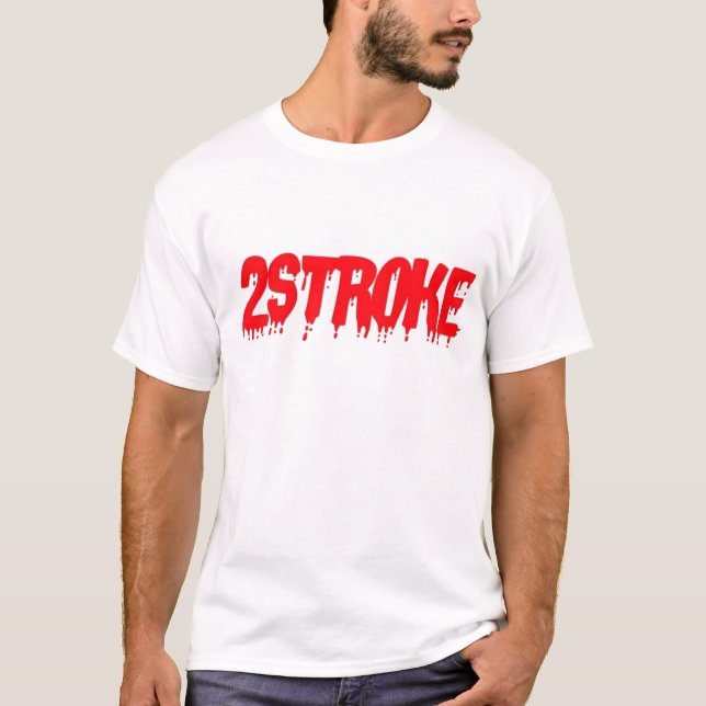 T-SHIRT ２ＳＴＲＯＫＥ　ＢＩＫＥ　ＥＮＧＩＮＥ　ＭＯＴＯＲＣＹＣＬＥ (Devant)