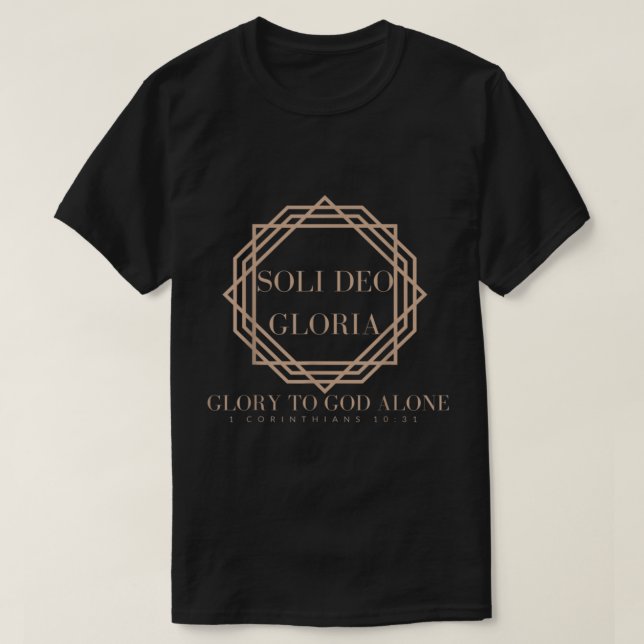 T-SHIRT 0001 STYLISH SOLI DEO GLORIA (Design devant)