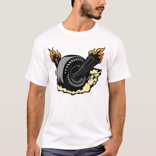 T-shirt 00297 Roue de combustion (Devant)