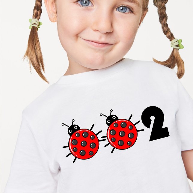 T-Shirt 🐞 002, Mignonne coccinelle (Créateur téléchargé)