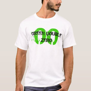 T-SHIRT 00, DOUBLE VERT ZÉRO