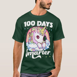 T-shirt 00 Jours Smarter Unicorn Girls Enseignant 00e Jour