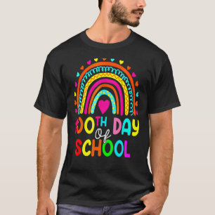 T-shirt 00e jour d'école Professeur 100 jours plus intelli