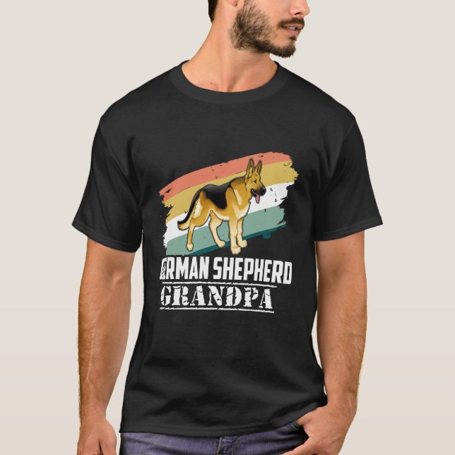T-shirt 012 Grand-père berger allemand (Devant)