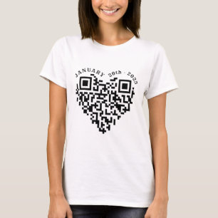 T-shirt 01-20-2025 Drôle Trump Dance Troll Qr Scan Preside
