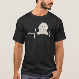 T-shirt 01 Battement de coeur de chien drôle pour les amou