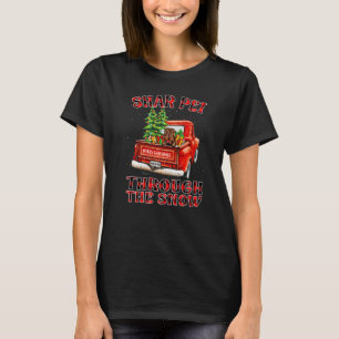T-shirt 01 Caniche Shar Pei Le Camion à Carreaux de Noël d