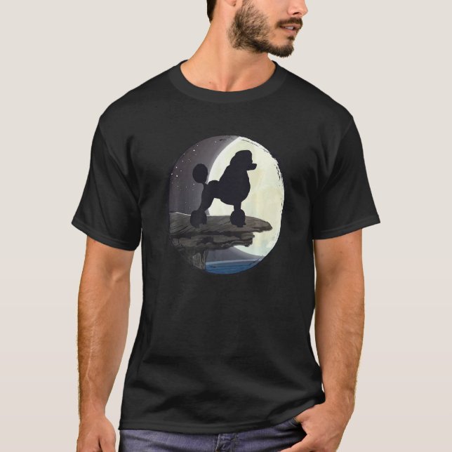 T-shirt 01 Chien Caniche Rétro  7 (Devant)