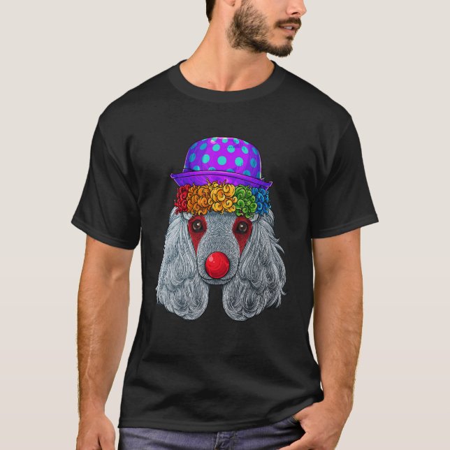 T-shirt 01 Costume de cirque de carnaval de thème de chien (Devant)