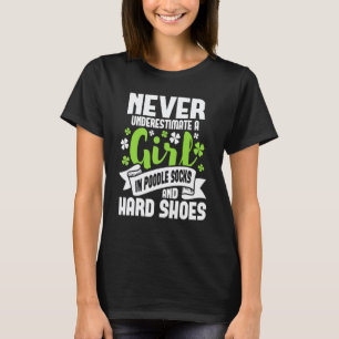 T-shirt 01 Fille en chaussettes de bouffée Danseuse irlan