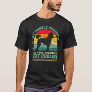 T-shirt 01 Homme Chien Poodle Jouet Poodle Jouet Vintage