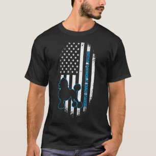 T-shirt 01 Meilleur papa caniche jamais Caniche chien père