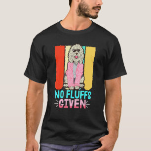 T-shirt 01 Poodle sans peluches Personne Chien Vintage Rét