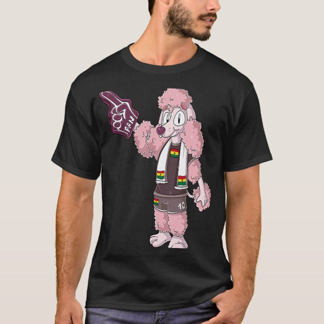 T-shirt 01 ventilateur caniche Ghana (Devant)