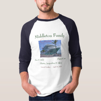 T-shirt 0258, famille de Middleton, Ben et Cindy, Shane et