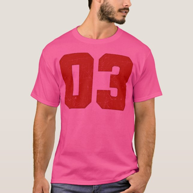 T-shirt 03 Grunge Red (Devant)