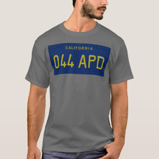 T-shirt 044 APD California plaque d'immatriculation Lt