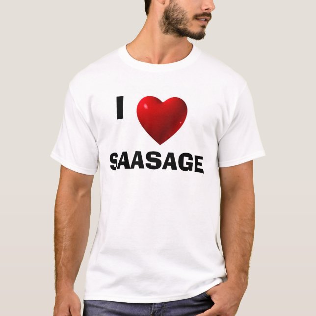 T-shirt 04_HeartBase, I, SAASAGE (Devant)