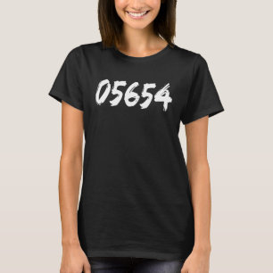 T-shirt 05654 Zipcode Graniteville Vermont Hometown VT Zip