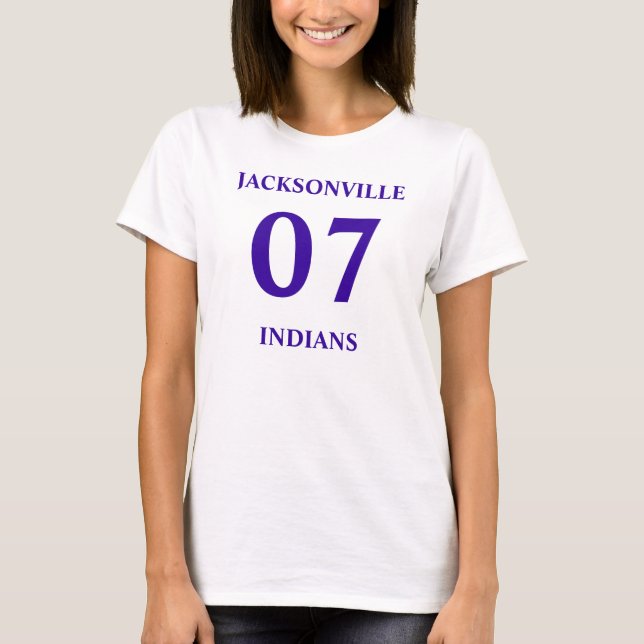 T-SHIRT 07, JACKSONVILLE, INDIENS (Devant)
