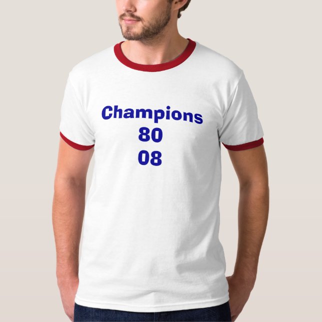 T-shirt 08 des champions 80 (Devant)