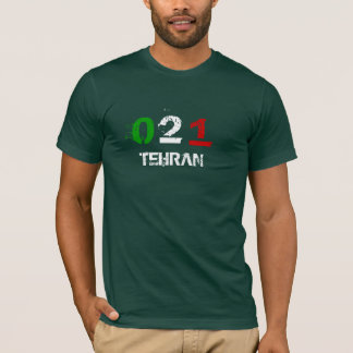 T-SHIRT 0, 2, 1, TÉHÉRAN