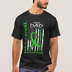 T-shirt 0 Articles Ruban Vert pour la sensibilisation à la