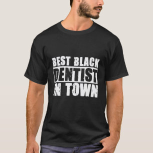 T-shirt 0 Assistant Dentaire Hygiéniste Dentaire Noir Dent