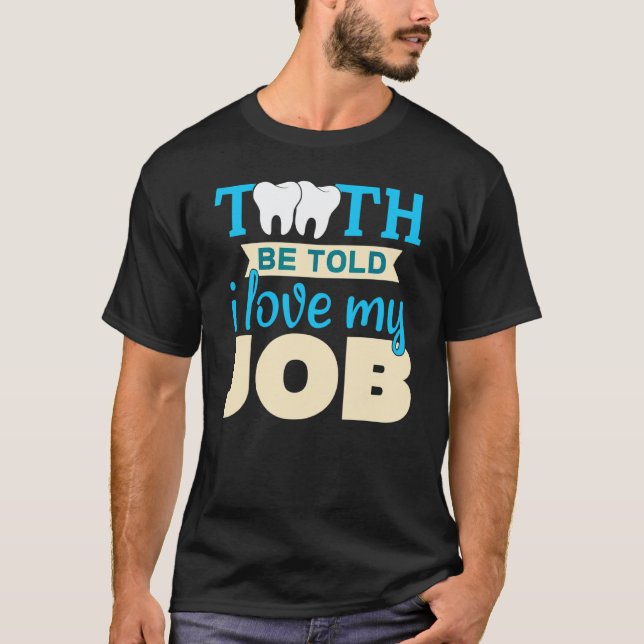 T-shirt 0 Blanc Dentiste Propre Dents Médecin 3 (Devant)