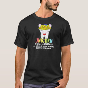 T-shirt 0 Décoration de Licorne d'Assistant Dentaire Licor