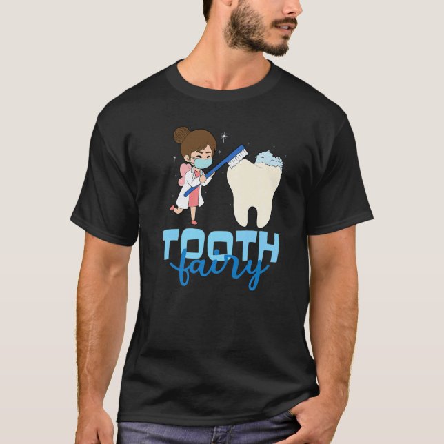 T-shirt 0 dentiste de la fée des dents (Devant)