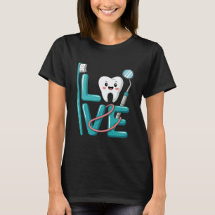T-shirt 0 Dents Dentiste Hygiéniste Dentaire Orthodontie