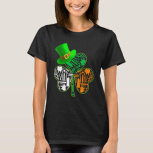 T-shirt 0 Drôle Saint Patrick S Jour Chapeau de Trèfle de