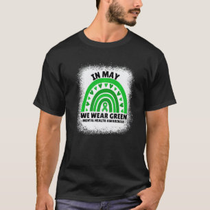 T-shirt 0 En Mai Nous Portons Vert Mignon Sensibilisation 