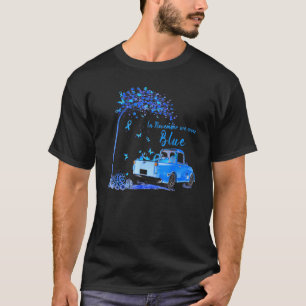 T-shirt 0 En novembre, nous portons un ruban bleu pour le 
