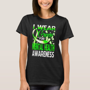T-shirt 0 Je porte du vert pour la sensibilisation à la sa