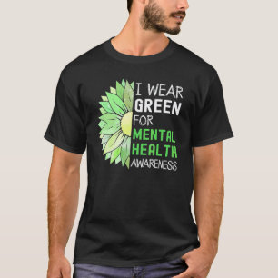 T-shirt 0 Je porte du vert pour la sensibilisation à la sa