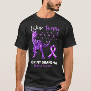T-shirt 0 Je porte du violet pour ma grand-mère Sensibilis