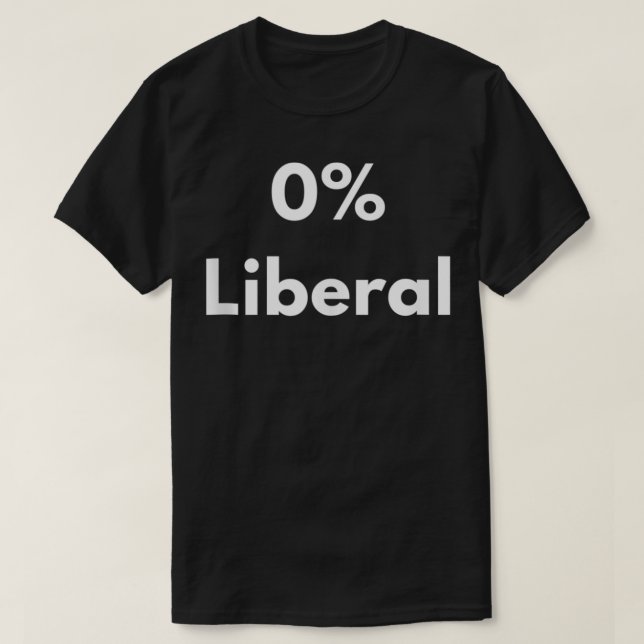 T-shirt 0 Libéral (Design devant)
