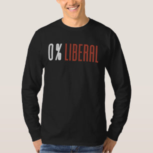 T-shirt 0 Libéral 100 Américain