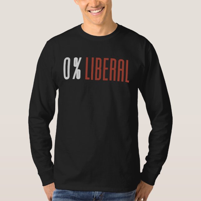 T-shirt 0 Libéral 100 Américain (Devant)