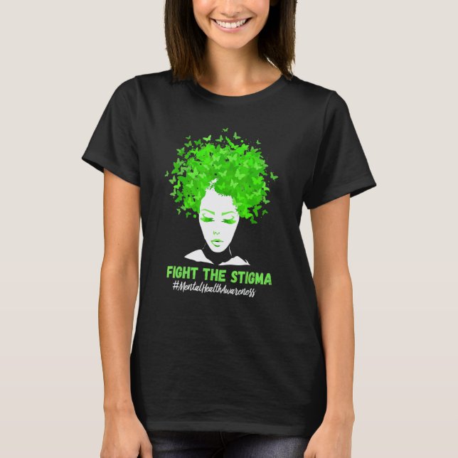 T-shirt 0 Luttons contre la stigmatisation  Papillon de se (Devant)