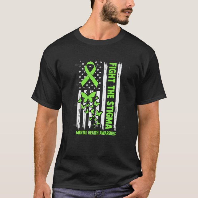 T-shirt 0 Luttons Contre La Stigmatisation Sensibilisation (Devant)